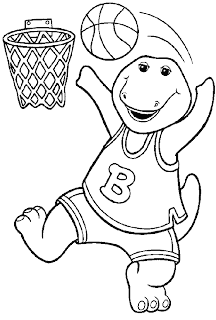 Barney Coloring on Free Barney Coloring Page Gif