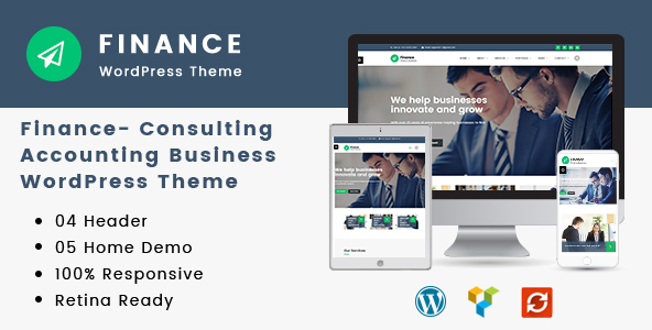 Finance - Consulting Accounting WordPress Theme 