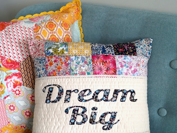 Dream Big Quilted Pillow