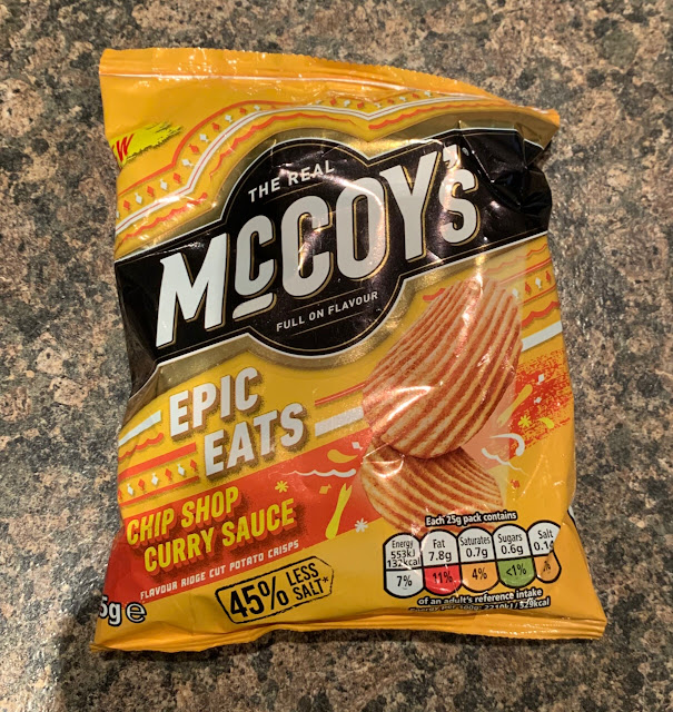 The Real McCoy’s Epic Eats Chip Shop Curry Sauce Crisps