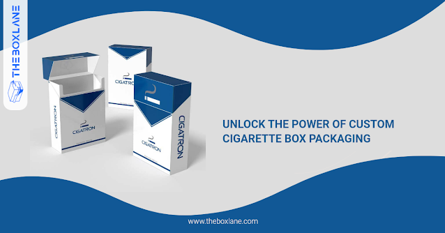 Custom cigarette box packaging