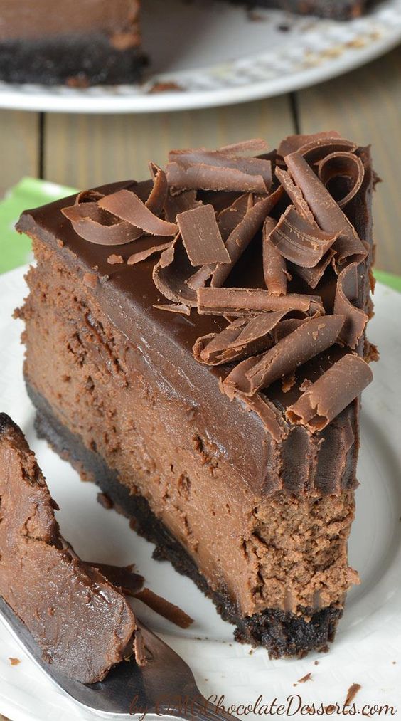  · 44 reviews · 1.5 hours · Vegetarian · Serves 12 · Triple Chocolate Cheesecake with Oreo Crust is reach and decadent, triple chocolate treat.