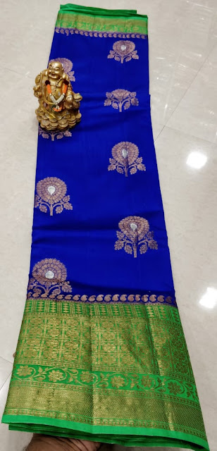 Kanchipuram Korvai Silk Pattu  Saree