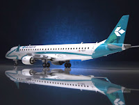 Miniatura Embraer 195 (Air Dolomiti) - Revell 1:144