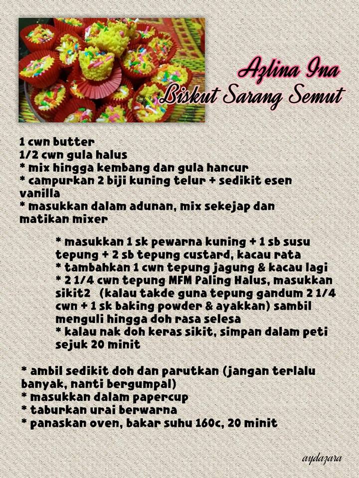 Nana Suhanna (Mama Twin): Biskut Raya Inspirasi By Azlina Ina