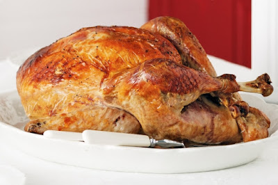Roast turkey with apricot and hazelnut stuffing Recipe