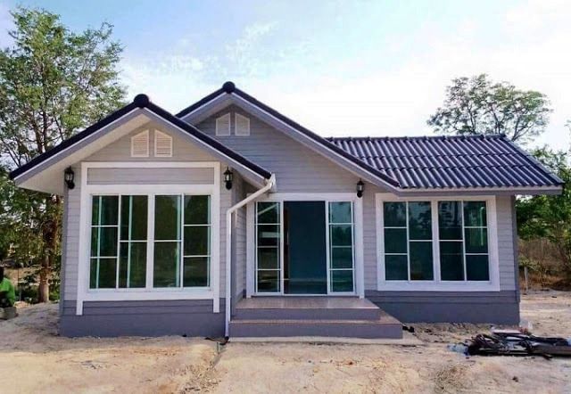  53 model desain rumah  minimalis sederhana di kampung  