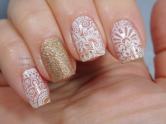 Winstonia Love of Henna plate paired with Zoya Levi