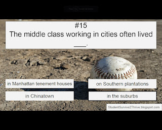 The correct answer is: in the suburbs.