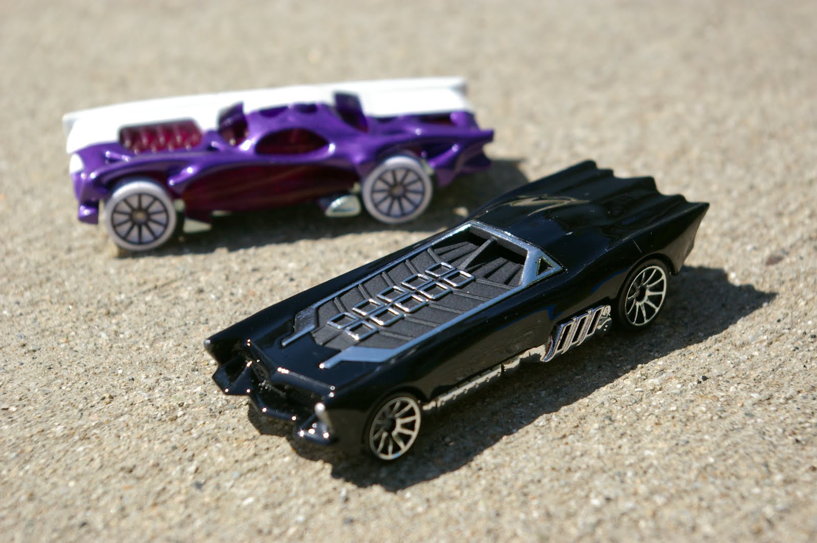 Hey! The Batman and Two-Face cars I designed last year are finally out 
