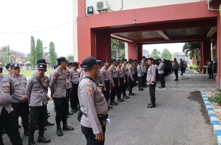 Pimpin 184 Personel Amankan Aksi Garda Raya Jilid III, Ini Pesan Kabag Ops Polres Sumenep