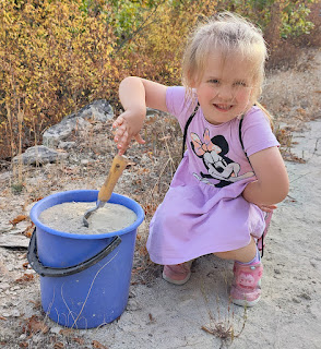 Lots of great sand for me - well done Rosie