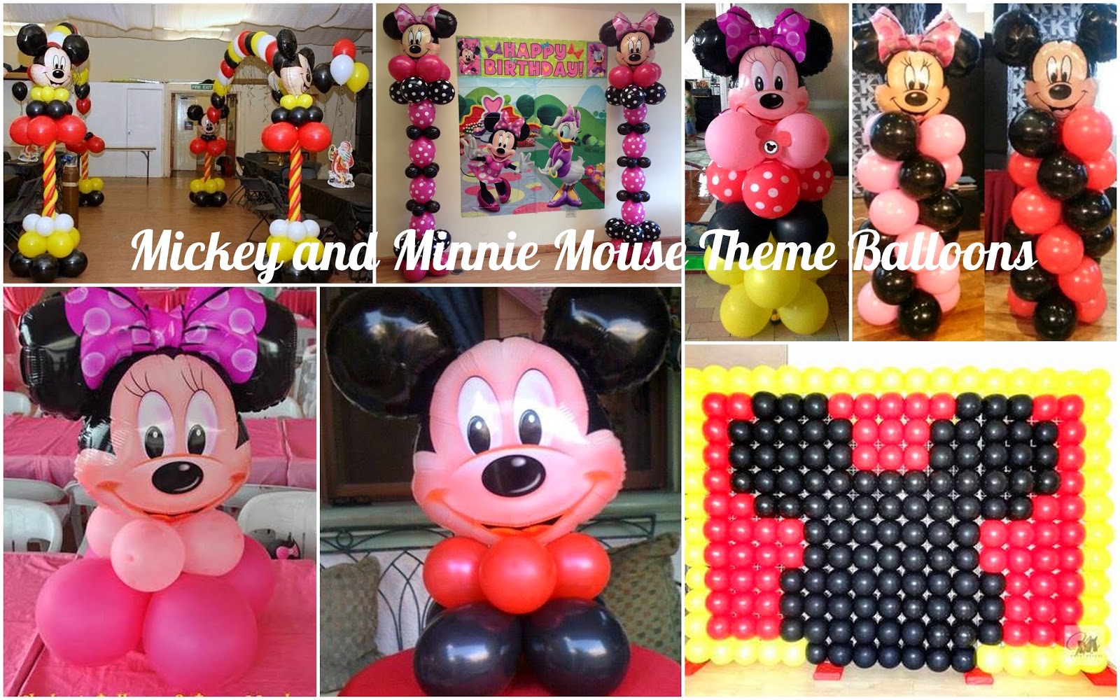 Mickey And Minnie Mouse Theme Birthday Party Athena Miel S Balloons