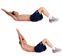 2- Long Arm Crunches