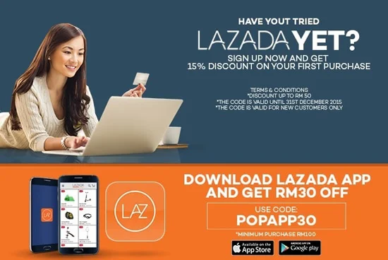 Tips Mendapatkan Baucer Diskaun Lazada