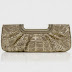 NEW Judith Leiber Sally Metallic Python Clutch Limited - Retail $3295