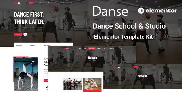 Best Dance School and Studio Elementor Template Kit