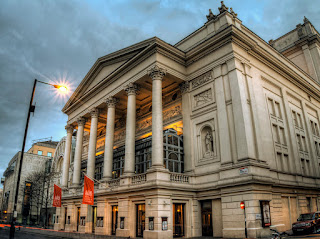 The Royal Opera House of London, outdoor shoot