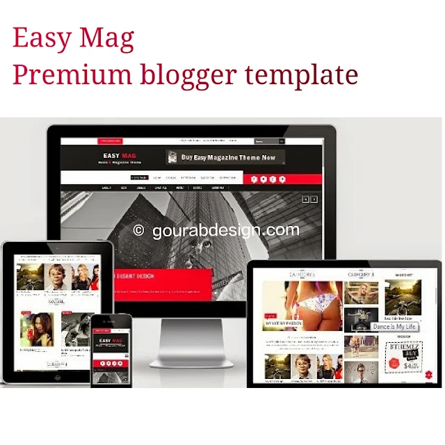 Easy mag premium blogger template