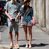 In the Street...Dots + Floral print + Stripes