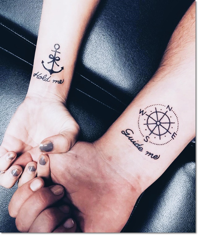 Small Tattoo tips for Couples with meaning