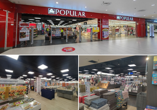 POPULAR Bookstore di Paradigm Mall Johor Bahru