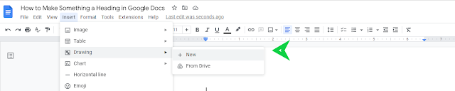 Google docs add drawing to document
