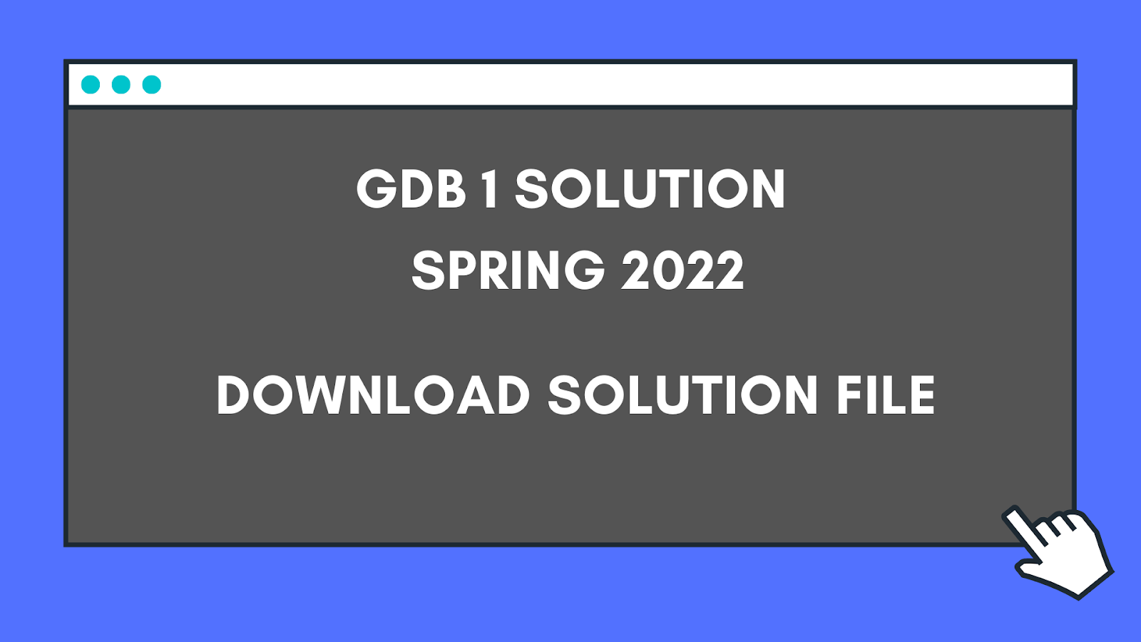 ACC501 GDB 1 Spring 2022