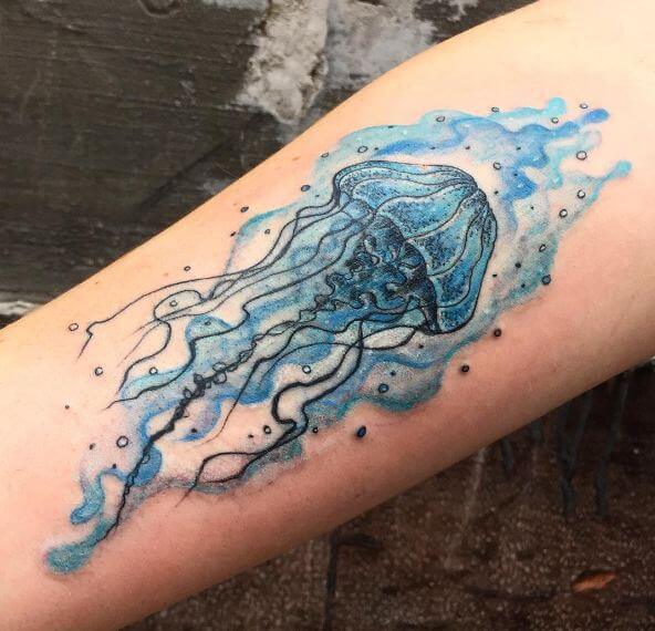 50+ Stunning Jellyfish Tattoo Designs & Ideas (2018) | TattoosBoyGirl