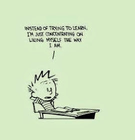 nice advice from Calvin