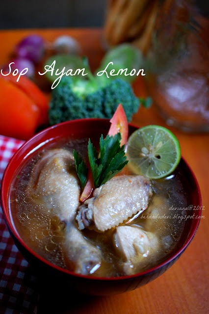Beranda Devi: Sop Ayam Lemon
