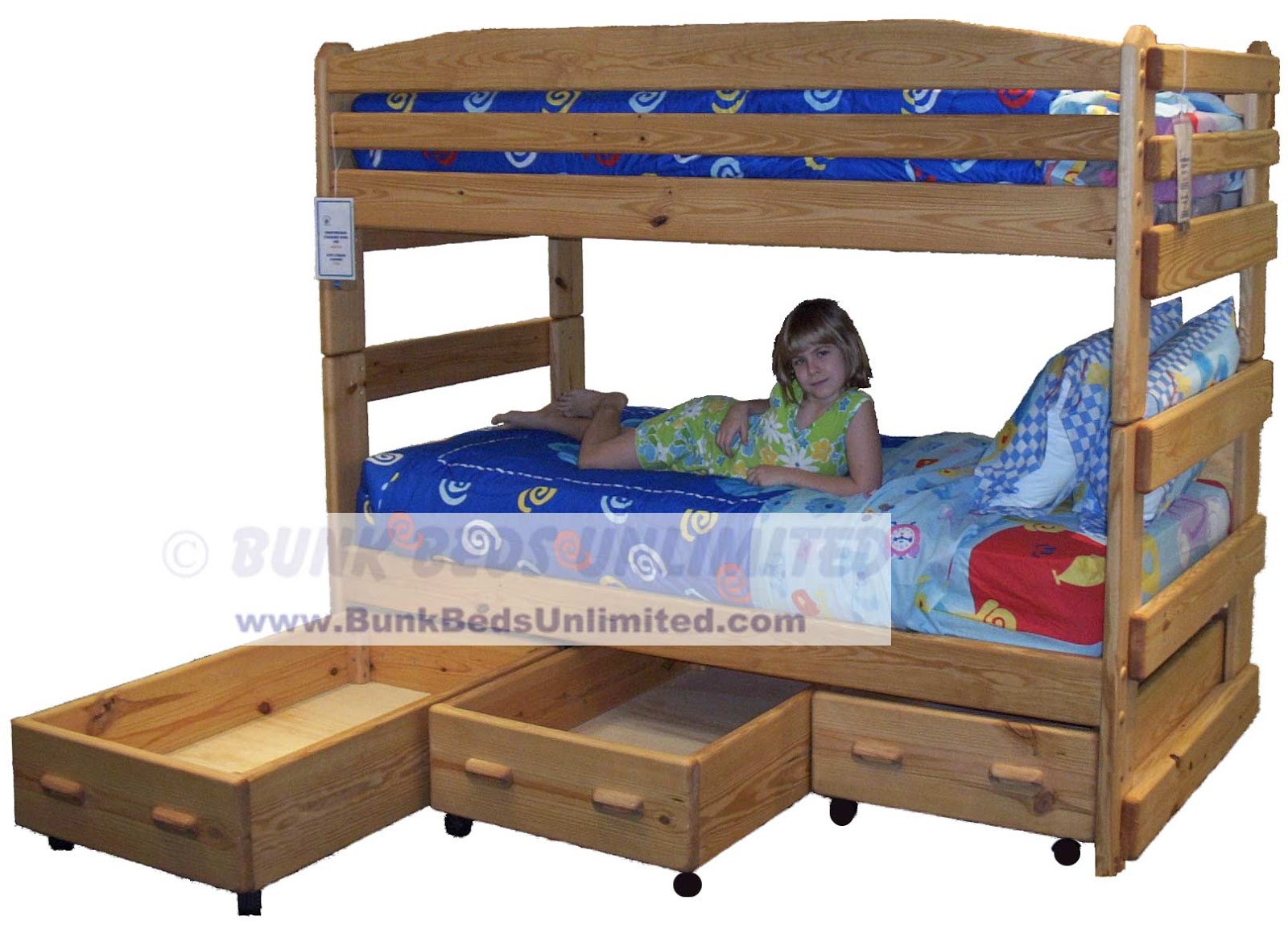 twin over double bunk bed plans