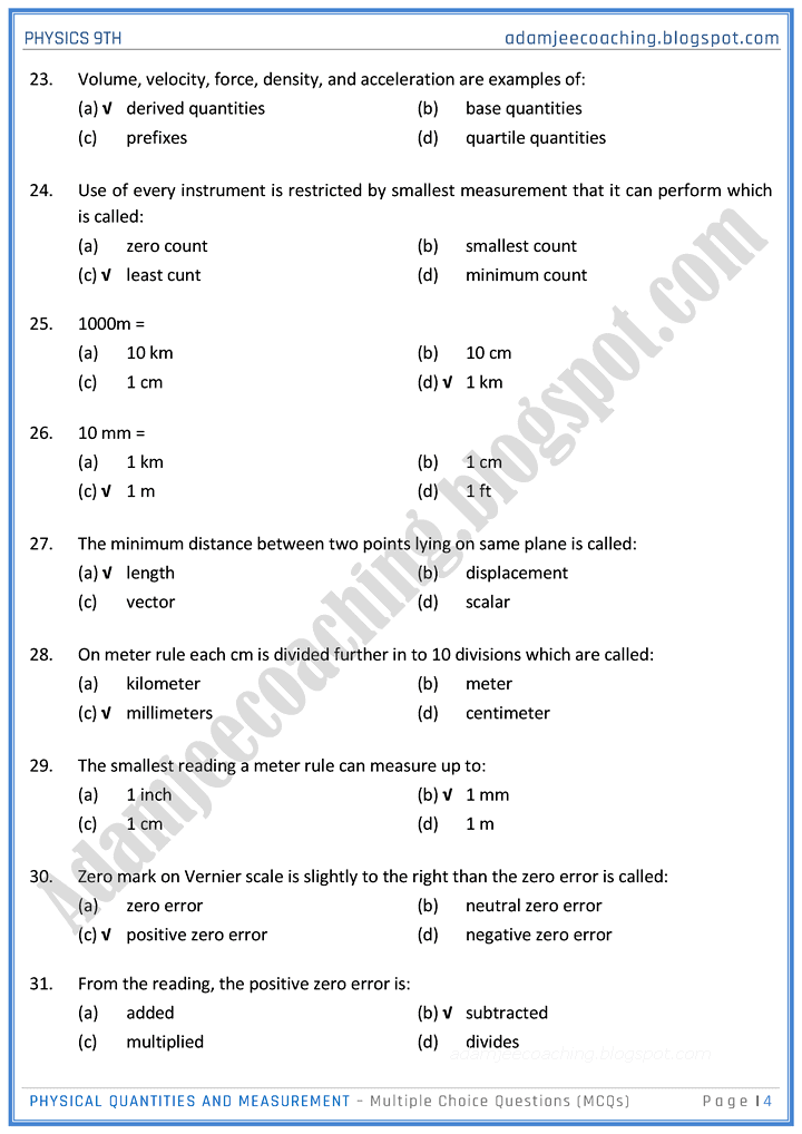 physical-quantities-and-measurement-mcqs-physics-9th