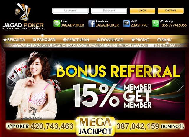 Jagadpoker Agen Judi Bandar Poker & Domino Online Terpercaya