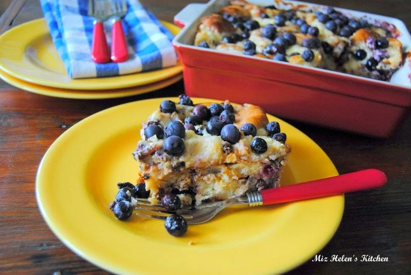 Blueberry Sausage Bake at Miz Helen's Country Cottage