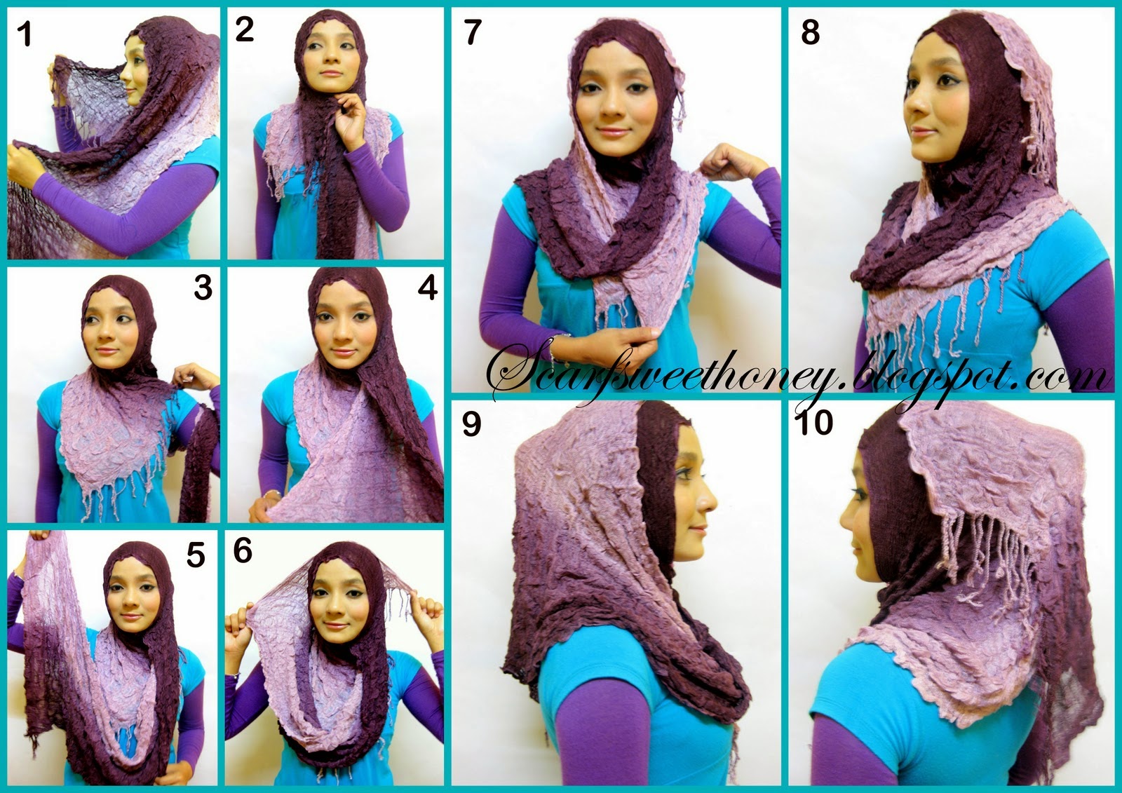 Cara Memakai HIjab Selendang Modern Cara Memakai Jilbab Tutorial Hijab