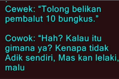 Gak Usah Sms-in Cewek Kalau Disuruh Beli 10 Pembalut Aja Berkelit