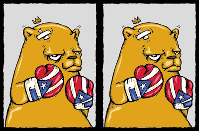 The Bear Champ “Puerto Rican Flavor” Screen Print by JC Rivera x All Star Press Chicago