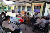 Polres Ciamis Mengikuti Video Conference Pelaksanaan Vaksinasi Serentak Indonesia dari Klinik Pratama Polres Ciamis