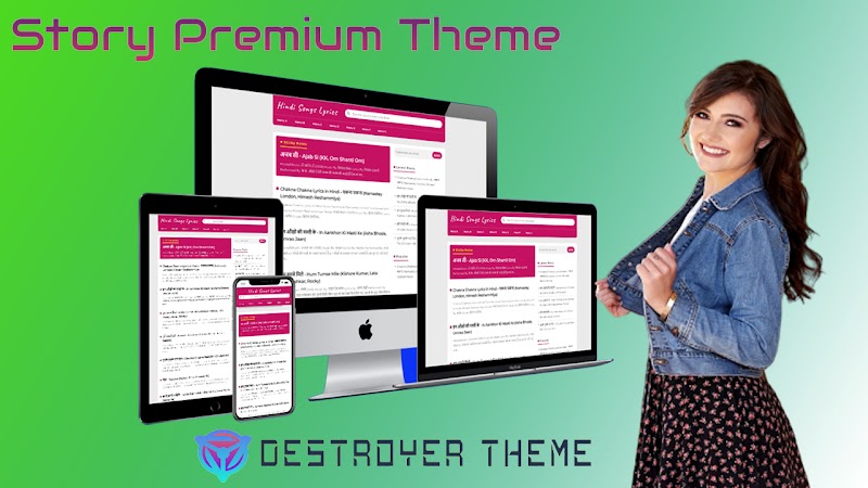 Story Premium Blogger Theme - Responsive Blogger Template