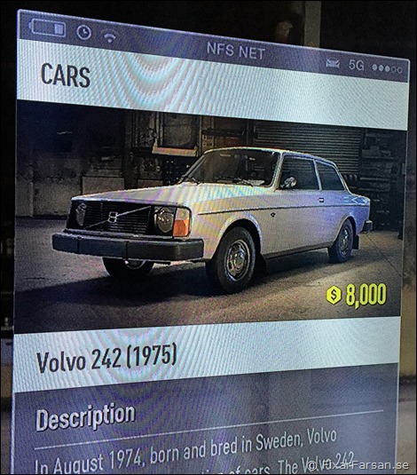 Volvo-242-NFS-Ghost