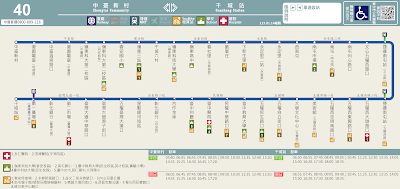 40路　中臺新村－捷運南屯站－臺中車站