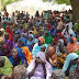 Custom donate rice to IDPs in Borno