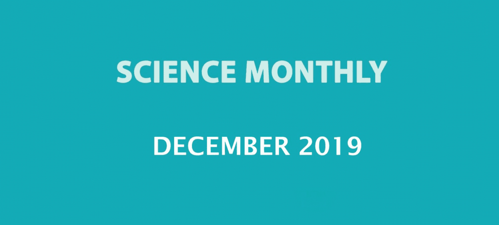 Science Monthly December 2019 Download PDF