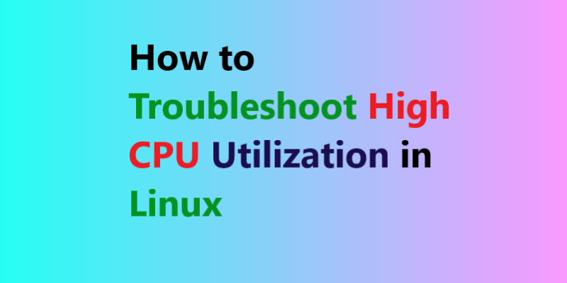 CPU utilization in Linux
