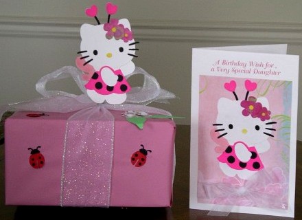 Hello Kitty Birthday Card