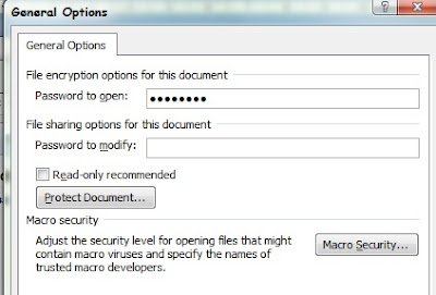 cara Mengamankan file word dan file excel