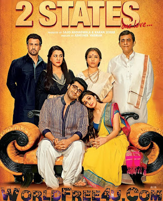 Cover Of 2 States (2014) Hindi Movie Mp3 Songs Free Download Listen Online At worldfree4u.com