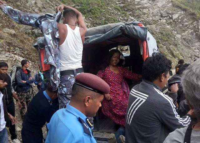 bus accident in ramche rasuwa killed 30