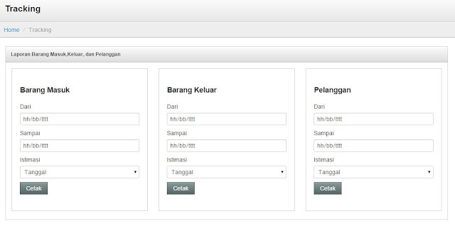 Contoh Database Gudang - Contoh War